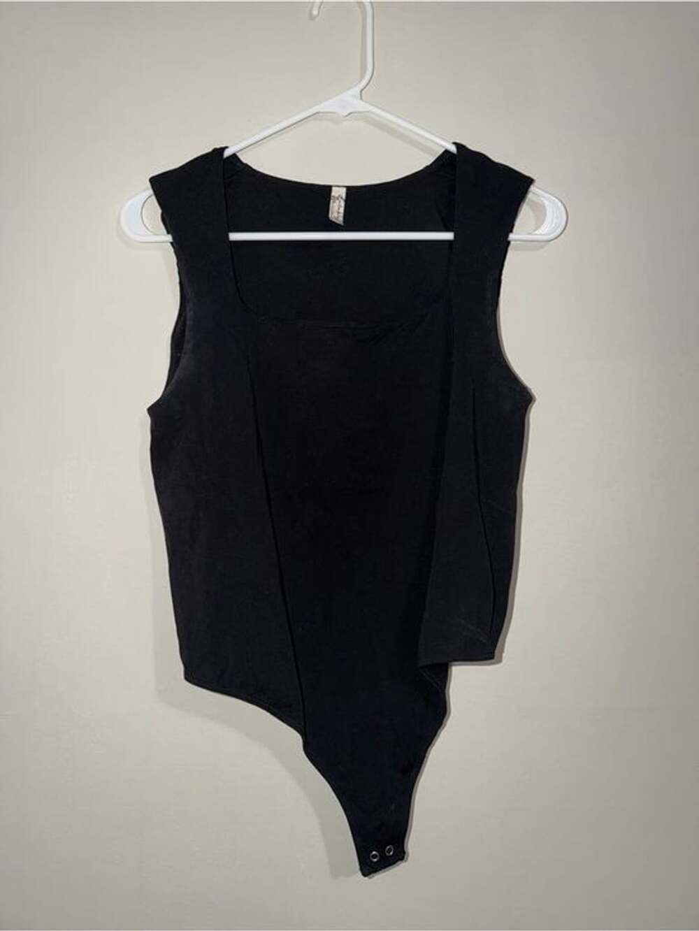 Intimately Free People L/XL Black Sleeveless Scoop Neck Bodysuit